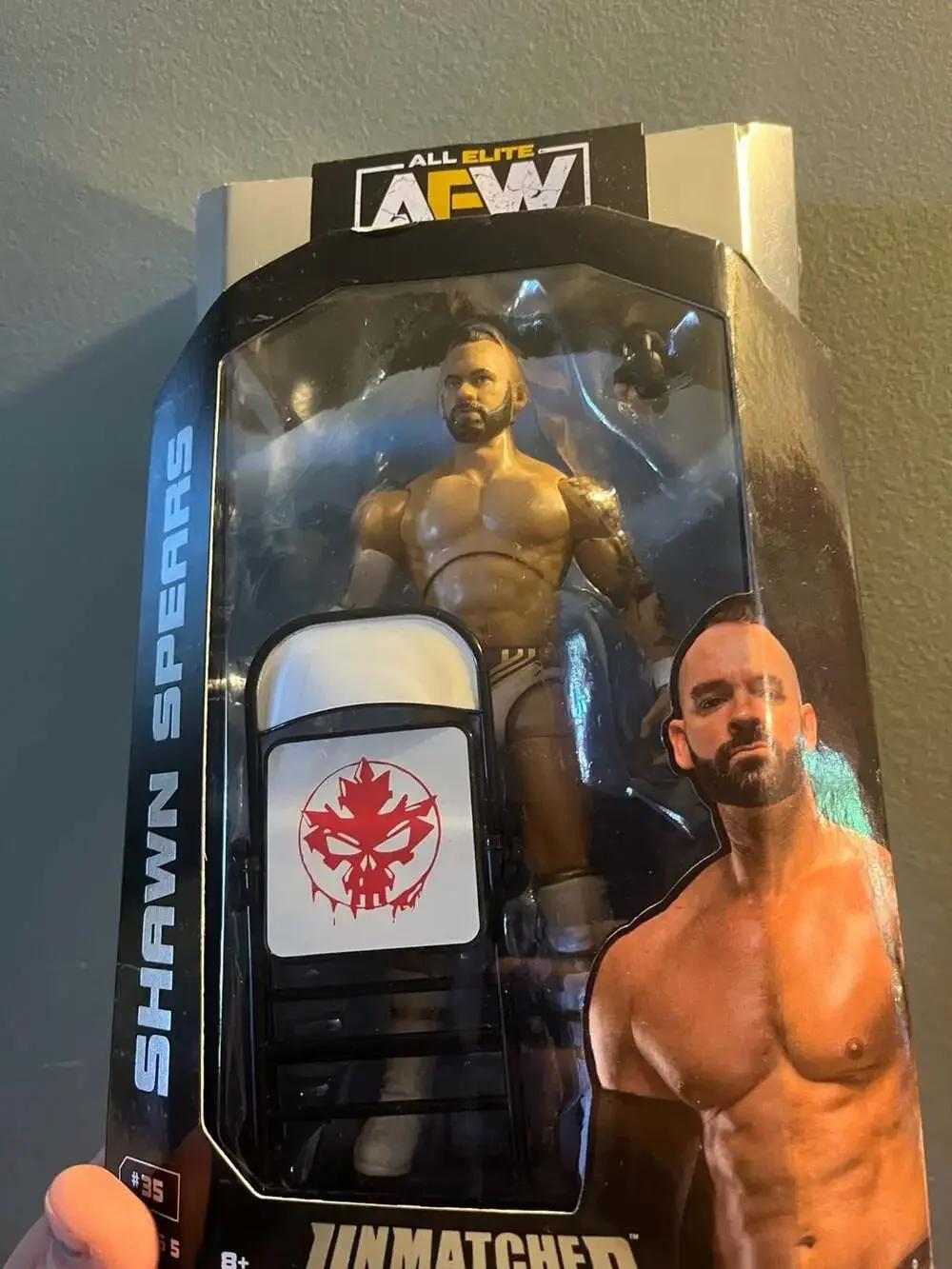 Jazwares AEW Unmatched Collection Series 5 Shawn Spears Action Figure #35